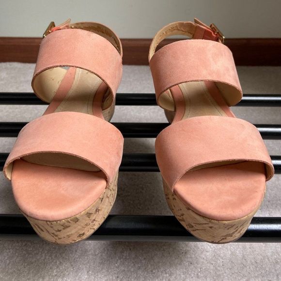 SCHUTZ Women Suede Wedge Sandals - NEW NWOB - Picture 1 of 8
